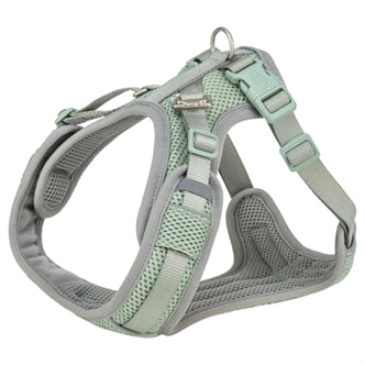 TRIXIE HONDENTUIG PREMIUM FLEXMESH BREDE BORST SALIEGROEN L 63-92X2,5 CM