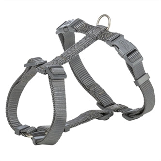 TRIXIE HONDENTUIG PREMIUM H-TUIG GRIJS 52-75X2 CM