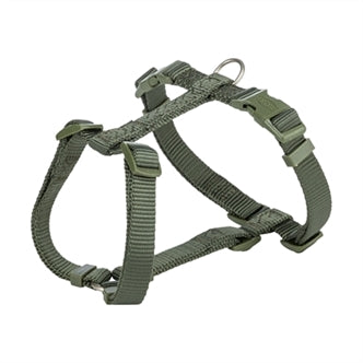 TRIXIE HONDENTUIG PREMIUM H-TUIG OLIJFGROEN 60-87X2,5 CM