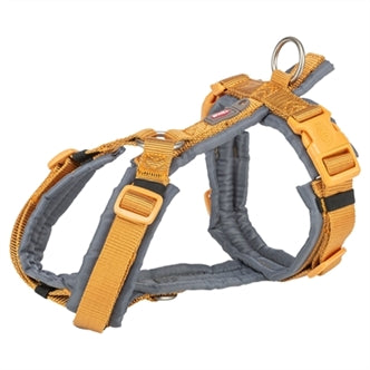 TRIXIE HONDENTUIG PREMIUM TREKKING CURRY GEEL / GRAFIET GRIJS 62-74X2,5 CM