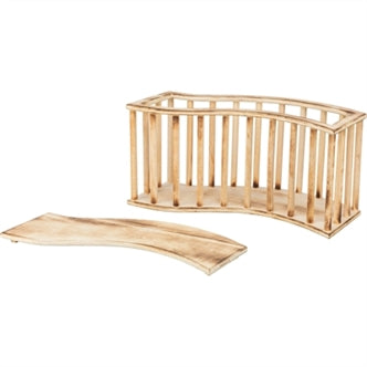 TRIXIE HOOIRUIF MET DEKSEL HOUT GEVLAMD 37X13X19 CM