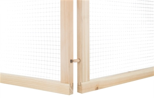 TRIXIE INDOOR REN 4 PANELEN HOUT 60-240X50 CM