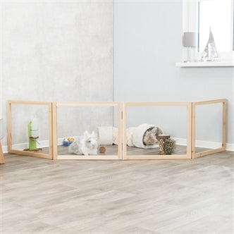 TRIXIE INDOOR REN 4 PANELEN HOUT 60-240X50 CM