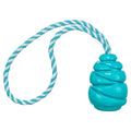 TRIXIE JUMPER KEGEL AAN TOUW SUPER STRONG TPR PETROL 35X6X6 CM
