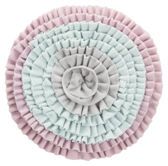 TRIXIE JUNIOR SNUFFELMAT ZACHT ROZE / MINTGROEN / GRIJS 38X38 CM