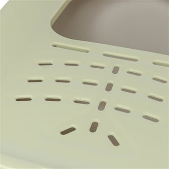TRIXIE KATTENBAK HOP-IN GRIJS / GROEN 38X58X39 CM