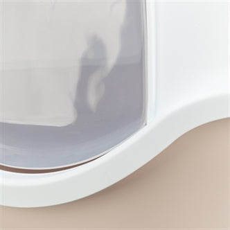 TRIXIE KATTENBAK VICO BLUSH / WIT 56X40X40 CM