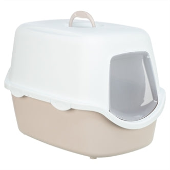 TRIXIE KATTENBAK VICO BLUSH / WIT 56X40X40 CM