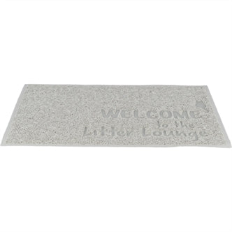 TRIXIE KATTENBAKMAT PVC LICHTGRIJS 60X40 CM