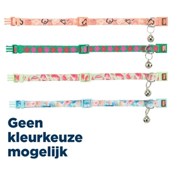 TRIXIE KATTENHALSBAND FLOWER POWER ASSORTI 19-31X1 CM
