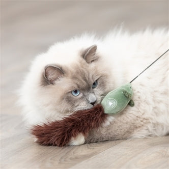 TRIXIE KATTENHENGEL MUIS KUNSTSTOF / PLUCHE 46 CM