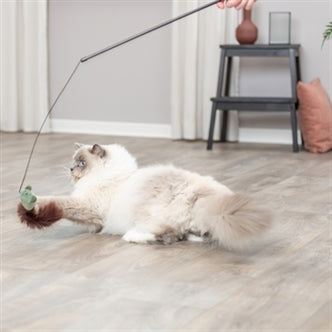 TRIXIE KATTENHENGEL MUIS KUNSTSTOF / PLUCHE 46 CM