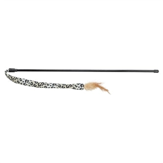 TRIXIE KATTENHENGEL STAART PANTERPRINT PLUCHE MET KATTENKRUID / CATNIP 51 CM