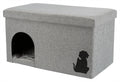 TRIXIE KATTENHUIS KIMY GRIJS 70X40X40 CM