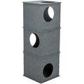 TRIXIE KATTENHUIS TOREN NELE VILT GRIJS 38X38X105 CM
