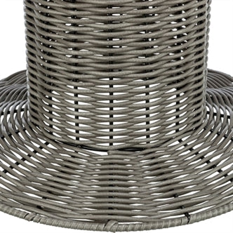 TRIXIE KATTENMAND AMALIA ROND POLYRATTAN GRIJS 42X42X70 CM