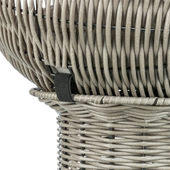 TRIXIE KATTENMAND AMALIA ROND POLYRATTAN GRIJS 42X42X70 CM