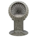TRIXIE KATTENMAND AMALIA ROND POLYRATTAN GRIJS 42X42X70 CM