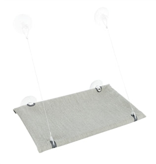 TRIXIE KATTENMAND HANGMAT RAAM VELOURS GRIJS 50X30 CM