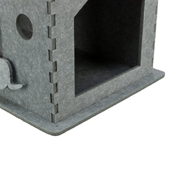 TRIXIE KATTENMAND HUIS LENE VILT GRIJS 54X30X35 CM