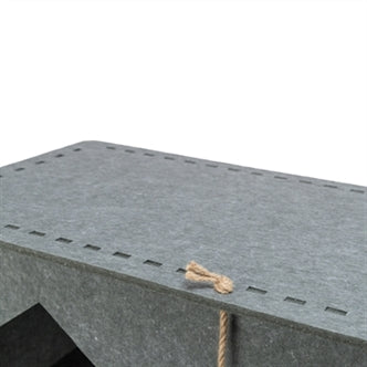 TRIXIE KATTENMAND HUIS LENE VILT GRIJS 54X30X35 CM