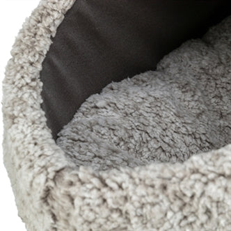 TRIXIE KATTENMAND IGLO CALIDA WARMTEREFLECTEREND GRIJS-WIT / ZWART 50X30X35 CM