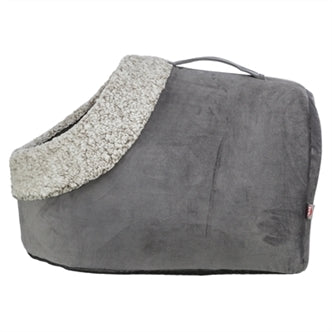 TRIXIE KATTENMAND IGLO CALIDA WARMTEREFLECTEREND GRIJS-WIT / ZWART 50X30X35 CM