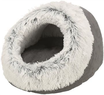 TRIXIE KATTENMAND IGLO HARVEY GRIJS / WIT-ZWART 41X35X26 CM