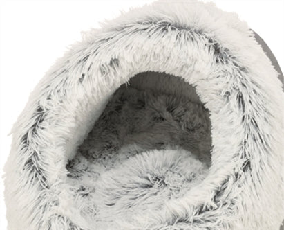 TRIXIE KATTENMAND IGLO HARVEY GRIJS / WIT-ZWART 41X35X26 CM