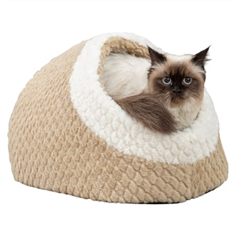TRIXIE KATTENMAND IGLO KALINE MIO LICHTBRUIN / CREME 35X41X26 CM