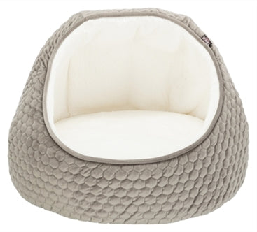 TRIXIE KATTENMAND IGLO LIVIA GRIJS / CREME 55X55X45 CM