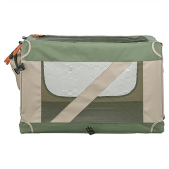 TRIXIE KENNEL COMFY BENCH STOF / REISMAND OLIJFGROEN / BEIGE 47,5X70X44,5 CM