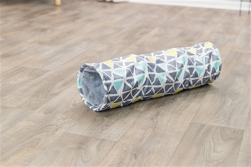 TRIXIE KNAAGDIERTUNNEL SUNNY PLUCHE GRIJS 70X19X19 CM