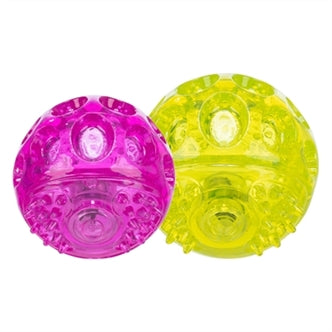 TRIXIE KNIPPERBAL ZONDER GELUID DRIJVEND TPR ASSORTI 7,5X7,5X7,5 CM
