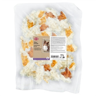 TRIXIE KONIJNENHUID MET VACHT 500 GR