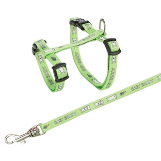 TRIXIE KONIJNENTUIG MET RIEM BABY BUNNY ASSORTI 20-33X0,8 + 125 CM