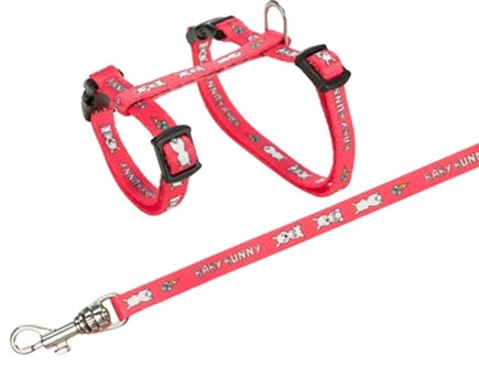TRIXIE KONIJNENTUIG MET RIEM BABY BUNNY ASSORTI 20-33X0,8 + 125 CM