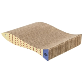TRIXIE KRABMAT VIS MET CATNIP MINTGROEN / CREME 40X30X11 CM 2 ST