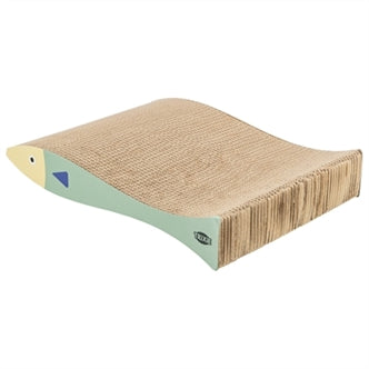 TRIXIE KRABMAT VIS MET CATNIP MINTGROEN / CREME 40X30X11 CM 2 ST