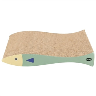 TRIXIE KRABMAT VIS MET CATNIP MINTGROEN / CREME 40X30X11 CM 2 ST