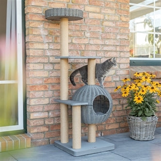 TRIXIE KRABPAAL AMALIA OUTDOOR GRIJS 48X48X143 CM