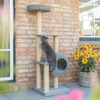 TRIXIE KRABPAAL AMALIA OUTDOOR GRIJS 48X48X143 CM