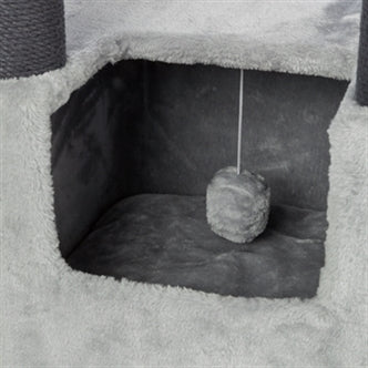 TRIXIE KRABPAAL LUCANO XXL LICHTGRIJS / DONKERGRIJS 58X48X110 CM