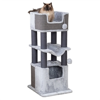 TRIXIE KRABPAAL LUCANO XXL LICHTGRIJS / DONKERGRIJS 58X48X110 CM