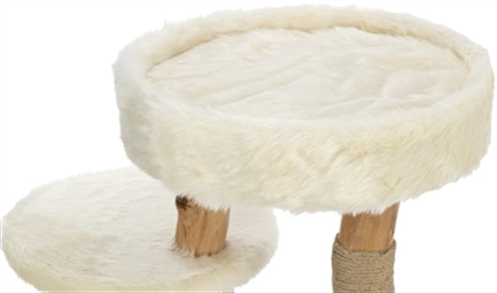 TRIXIE KRABPAAL SANTO HOUT CREME 38X38X73 CM OP=OP