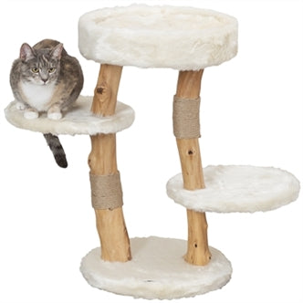 TRIXIE KRABPAAL SANTO HOUT CREME 38X38X73 CM OP=OP