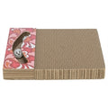 TRIXIE KRABPLANK HARTJES MET BALLEN RECHTHOEKIG KARTON ROOD 38X30X5 CM