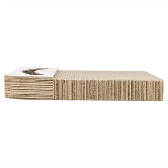 TRIXIE KRABPLANK HARTJES MET BALLEN RECHTHOEKIG KARTON ZALM 38X30X5 CM