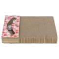 TRIXIE KRABPLANK HARTJES MET BALLEN RECHTHOEKIG KARTON ZALM 38X30X5 CM