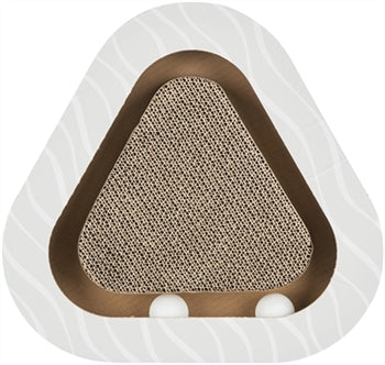 TRIXIE KRABPLANK KARTON MET 2 BALLEN 36X36X5 CM
